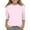 Pink, variant on Shirts for Teens Girls Baggy Boys Crewneck T-Shirt Three Quarter Sleeve Blouse Heart Printed Top Top for Girls 14-16