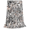 thumbnail image 2 of Balery Leopard And Zebra Manta de Felpa Suave y Acogedora – Cobija de Franela Aterciopelada para Cama, Lavable y Cálida para Sofá, Mascotas, Transpirable-60"x50", 2 of 7