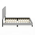 thumbnail image 6 of Furinno Lucy Geometric Design Headboard Bedframe, 12PC Slat Style, Glacier, Full, 6 of 6