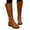 Brown, variant on FRSASU Women鈥檚 Knee High Boots, Elastic Band Casual Tall Riding Boots with Side Zipper On