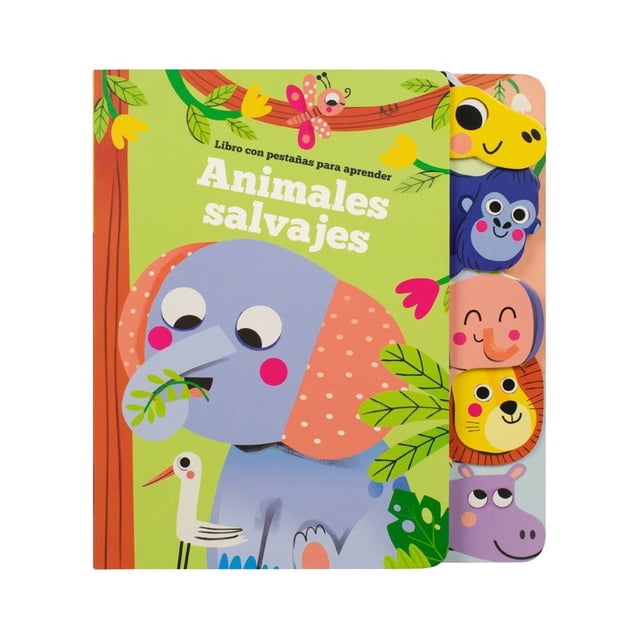 Libro Infantil con Pestañas Aprende de Animales Salvajes Yoyo Books Varios Autores