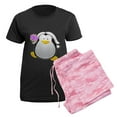 thumbnail image 5 of CafePress - Penguin Bride Women's Dark Pajamas - Women's Short Sleeve Print T-Shirt and Pants Dark Cotton Pajama Set, 5 of 7