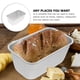 thumbnail image 4 of 2 piezas de aluminio aleación sartenes para hornear moldes de pan de pan bandeos tostadas para cocina para cocina, 4 of 6