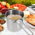 thumbnail image 3 of 1 Set Stainless Steel Fry Pot Deep Frying Pot Deepen Milk Pan Food Serving Tong, 3 of 6