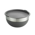 thumbnail image 5 of Tramontina 10-Piece Stainless Steel Mixing Bowl Set with Lid, High Wall with Gray Silicone Sides, Dishwasher Safe, 5 of 7