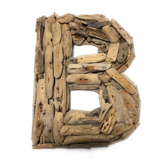 B Driftwood Letter 10" Home Decor - Rustic Accents | #lis31001b