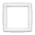 thumbnail image 1 of Plastic Q Snap Frame for Cross Stitch Square Design, Easy Assembly, Perfect for Embroidery, Quilting, Needlepoint, Silk Painting, 1 of 5