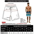 thumbnail image 7 of Tyhengta Men's Beach Pants Quick Drying Swimming Trunks Mesh Lining Black 34, 7 of 7