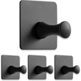 thumbnail image 1 of Piezas Gancho Adhesivo, Gancho Adhesivo de Pared, Ganchos de Pared Autoadhesivos de Acero Inoxidable, Gancho para Toallas, Gancho de Pared Adhesivo para Colgar, para Cocina, Techo, Colgar, Pared-Negr, 1 of 5