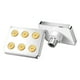 thumbnail image 2 of Cabezal de ducha de alta presión Accesorios de baño Cabezal de ducha tipo lluvia (Plata) Ndcxsfigh  Libre de BPA, 2 of 6