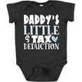 thumbnail image 3 of Inktastic Daddy's Little Tax Deduction Blue Hearts Boys or Girls Baby Bodysuit, 3 of 5