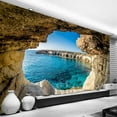 thumbnail image 1 of Papier Peint 3D Grotte Mystère Paysage Marin SKU WAL0235, 1 of 1