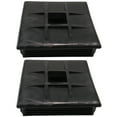 thumbnail image 1 of Shisuyan 2pcs Automotive RV Bumper End Caps 4 Inch Bumper Plugs End Covers for Trailer, 1 of 9