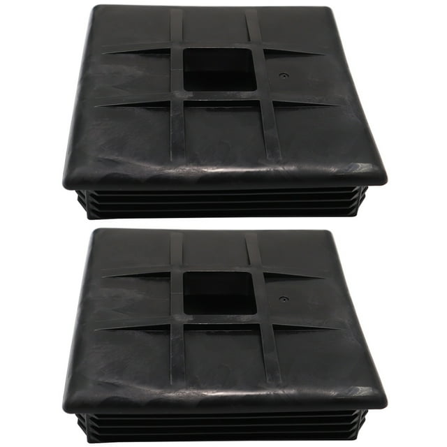 Shisuyan 2pcs Automotive RV Bumper End Caps 4 Inch Bumper Plugs End Covers for Trailer