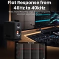 thumbnail image 5 of Restored Edifier MR5 2.0 Studio Monitor Bookshelf Speakers, 110W(RMS), Hi-Res Audio, Bluetooth 6.0, 3-Way Active Design, Room Compensation, XLR/TRS/RCA Inputs, Compact Size for Home Studio & Music, 5 of 9