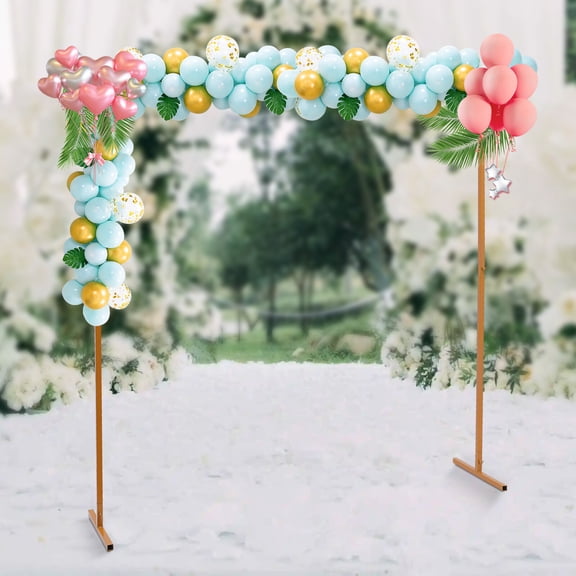 6.6ft Large Balloon Arch Set Stand Base Frame Kit Birthday Wedding Party Decoration