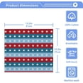 thumbnail image 5 of GZHJMY Patriotic Star Washcloths 6 Pack, Highly Absorbent Soft Cotton Baby Washcloths Fingertip Towels, 12 x 12 Inch, 5 of 7