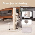 thumbnail image 2 of Mecool - Rascador para gatos con bola para colgar (55,88 cm, para gatito, beige), 2 of 5