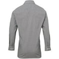 thumbnail image 2 of Premier Mens Microcheck Long Sleeve Shirt, 2 of 4