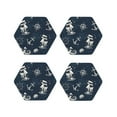 thumbnail image 2 of Balery 4 Pcs Vintage Marineleather Coasters Set, Drink Table Cup Coasters For Living Room Kitchen Coffee Decor, 2 of 9