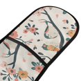 thumbnail image 2 of Dailycode Double Sided Oven Mitt with Loop Heat Resistant Kitchen Long Potholders 7" x 35" Birds on Branch with Flower, 2 of 6