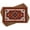 Red Persian Pattern, variant on Placemats Set of 4,Wine Brick,Washable Burlap Woven Heat Resistant Placemat for Dinning Table,Farmhouse,Outdoor,18X12 Inch