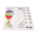 thumbnail image 1 of Baby Month Blanket, Newborn Monthly Milestone Blanket Innovative Digital Printed Hand Crafted  For Photography Props, 1 of 8