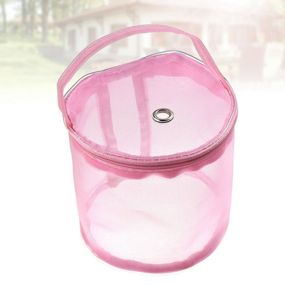 Greenadscape 1Pack Pink Bag for Yarn Storage Portable Knitting and Crochet