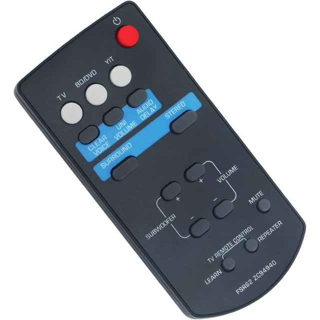 Control remoto para barra de sonido de Yamaha FSR62 ZC94940 NS-WSW40 YAS-201 YAS-CU201 YAS-201BL