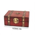 thumbnail image 2 of Vintage Jewelry Storage Box Multipurpose Wooden Keepsake Organizer Great Gift For Women Girls New, 2 of 6