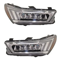New Pair Of Led Headlights Is Compatible With Acura Mdx Base Sport Utility 4 Door 3.5L 2017 2018 2019 2020 By Part Number Ac2503130 Ac2502130