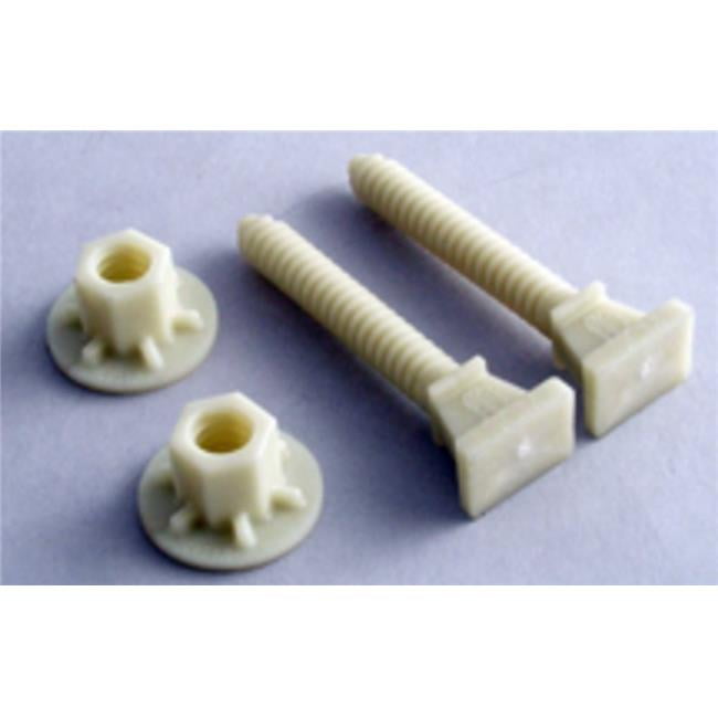LDR Industries 180420093 Nylon Bolt Closet Bolt