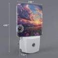 thumbnail image 2 of Honeii Dreamy Dandelion Sunset Print LED Night Light with Light Sensor, Night Lights Plug Into Wall,Ideal for Bedrooms and Hallways-UK, 2 of 7