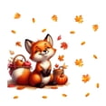 thumbnail image 2 of Hearth & Gear Thanksgiving Pumpkin Maple Leaf Sticker Bedroom Living Room Balcony Glass Window Home Create A Festive Atmosphere Photo Archival Boxes Christmas Photography Props Outdoor Photography, 2 of 6