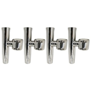 Amarine Made 4pcs Stainless Clamp On Fishing Rod Holder for Rails 7/8 to 1