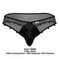 thumbnail image 4 of CandyMan Fashion Thongs style 99860 Color Black Size L/XL, 4 of 5