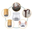 thumbnail image 4 of 32 protectores de patas de silla para pisos de madera dura, almohadillas de fieltro de silicona para proteger los pisos de arañazos y ruido, movimiento suave para pies de silla, 4 of 5