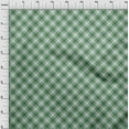 thumbnail image 4 of oneOone Polyester Spandex Sea Green Fabric Check Sewing Craft Projects Fabric Prints By Yard 56 Inch Wide, 4 of 4