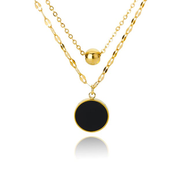 Collares de trébol de cuatro hojas de la suerte Vintage para mujer, Gargantilla con colgante de corazón de amor gótico, collar de cadena de acero inoxidable, regalo de joyería