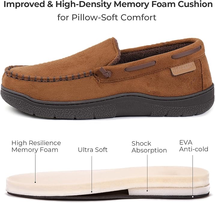 RockDove Men's Carter Microsuede Moc Slipper photo 4