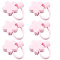 thumbnail image 1 of 6Pcs Silicone Straw Covers Straw Pipe Cover Straw Tips Caps Straw Protectors, 1 of 8