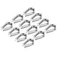 thumbnail image 1 of Unique Bargains M8 Stainless Steel Thimble, 12 Pack Wire Rope Thimbles for 5/16' Wire Rope, 1 of 6