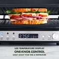 thumbnail image 3 of Póngase en contacto con parrilla y plancha GreenPan Electric de acero inoxidable, 3 of 8