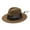 Coffee, variant on ZACPNCV Sun Hat Straw Fedora Hats for Men Women Beach Hat Panama Hat Men Wide Brim Summer Hats Khaki Free Size