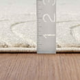 thumbnail image 6 of Luxe Weavers Modern Geometric Wave Cream 8x10 Area Rug, High Low Carpet, 6 of 11