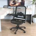 thumbnail image 5 of XunKA Ergonomic Swivel Task Chair High Back Home Desk Chair Computer Office Chair Mesh Rolling Work Chairs with Flip Up Arms Height Adjustable Swivel Wheels for Adult, 5 of 9