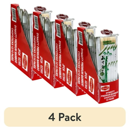(4 pack) WEL PAC CHOPSTICK BAMBOO (PACK of 12)