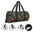 thumbnail image 3 of Balery Autumn with Pumpkins Bolsa de Gimnasio para Mujeres y Hombres, Bolsa de Viaje Impermeable, Bolsa de Fin de Semana con Compartimento para Zapatos y Bolsillo Húmedo, 3 of 6