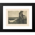 thumbnail image 2 of Paula Modersohn-Becker 24x19 Black Modern Framed Museum Art Print Titled - The Woman with the Goose (1902), 2 of 5