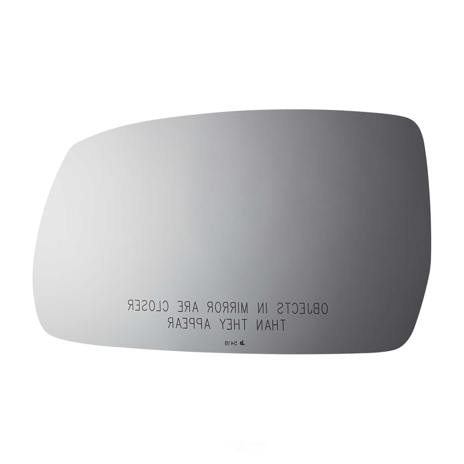 Burco Side View Mirror Replacement Glass - Clear Glass - 5418